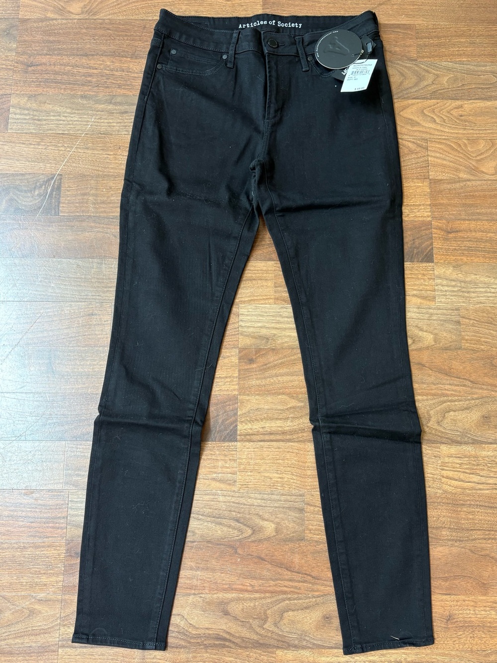 Articles of Society Black High-Rise Skinny Jeans